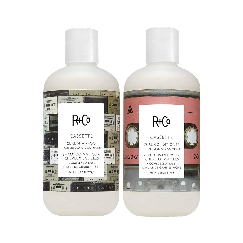 Amazon.com: R+Co Cassette Curl Shampoo and Conditioner Set